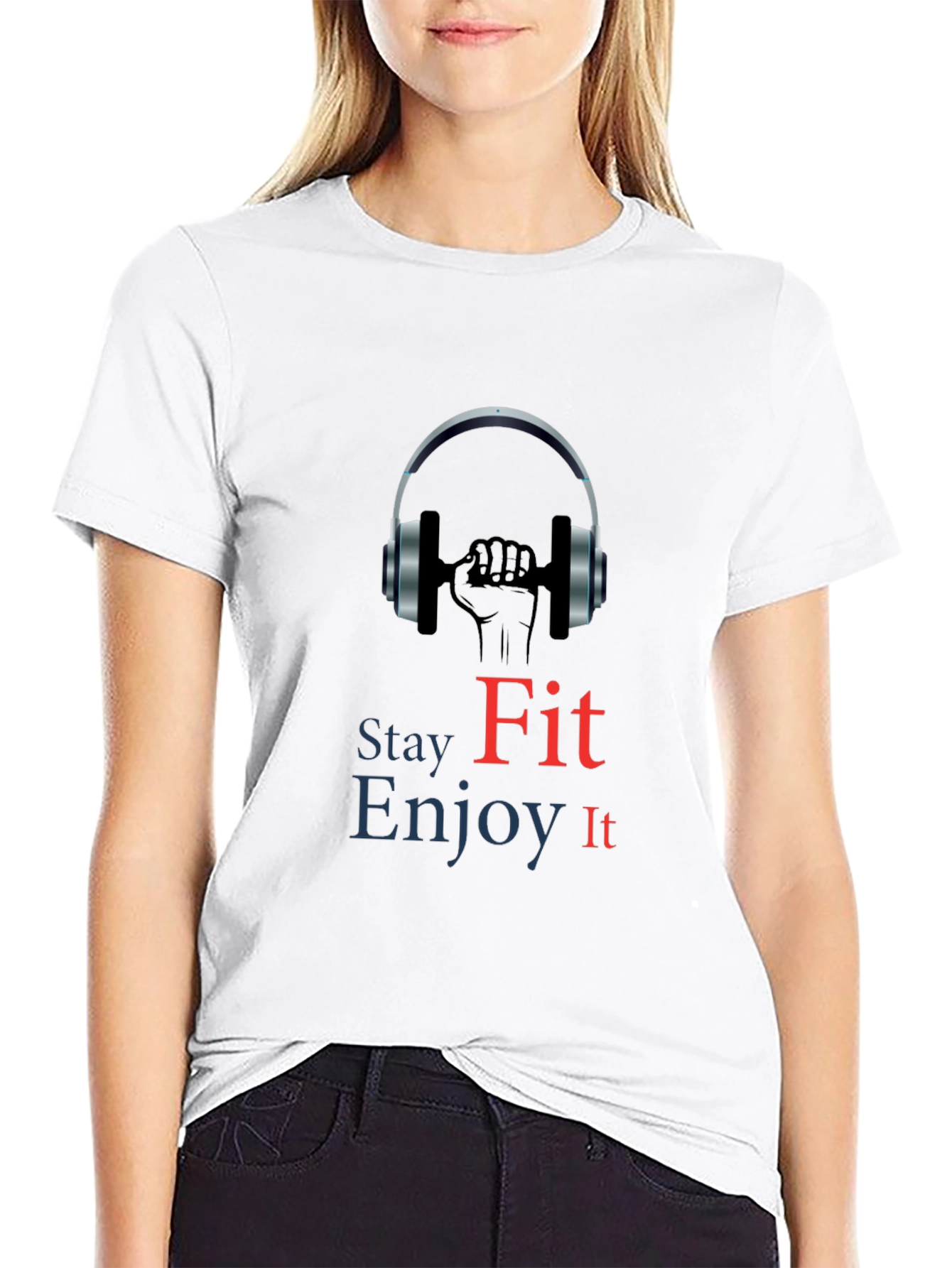 Stay Fit Enjoy It Tee
