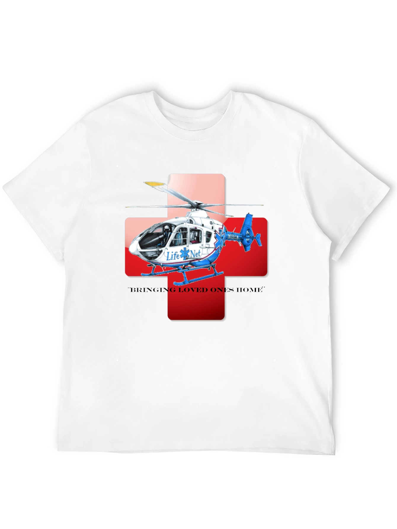 Life Net Helicopter Graphic Tee