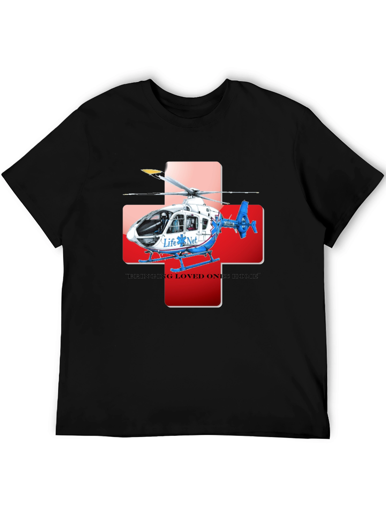Life Net Helicopter Graphic Tee