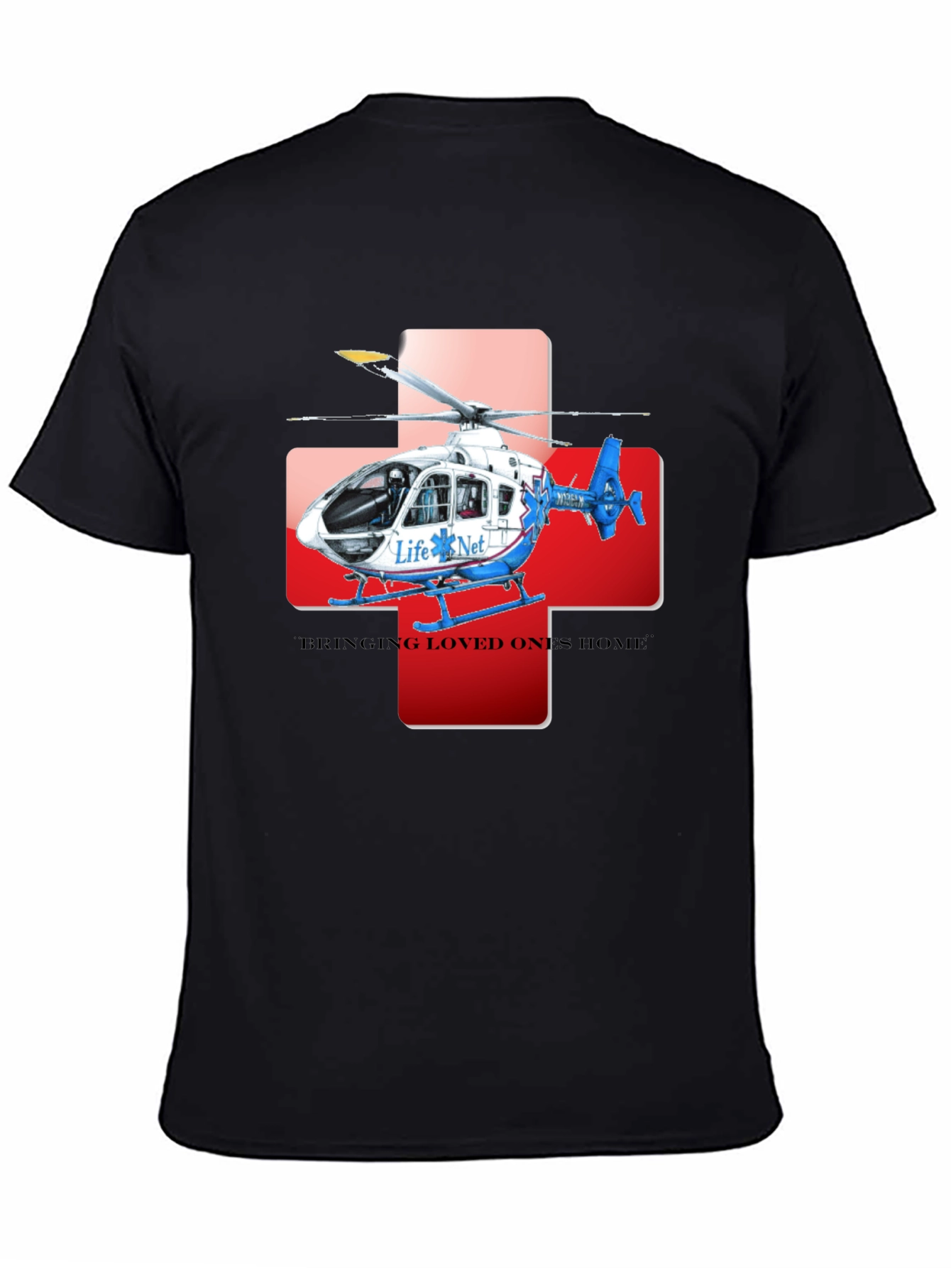 Life Net Helicopter Graphic Tee