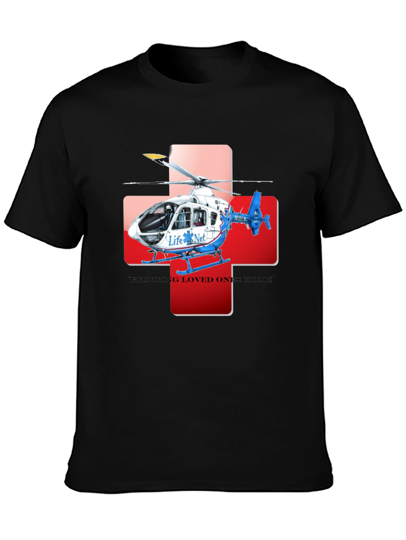 Life Net Helicopter Graphic Tee