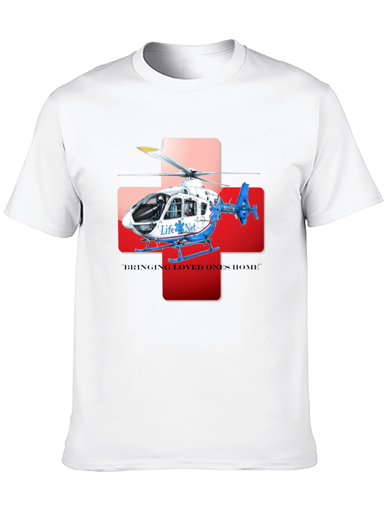 Life Net Helicopter Graphic Tee