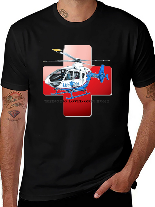 Life Net Helicopter Graphic Tee