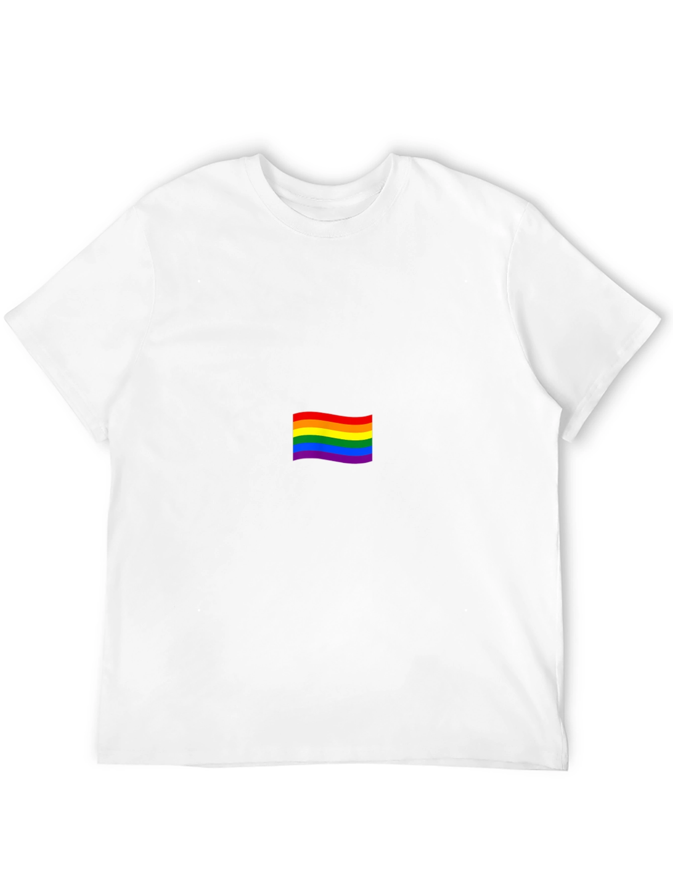 Pride Rainbow Flag Black T-Shirt