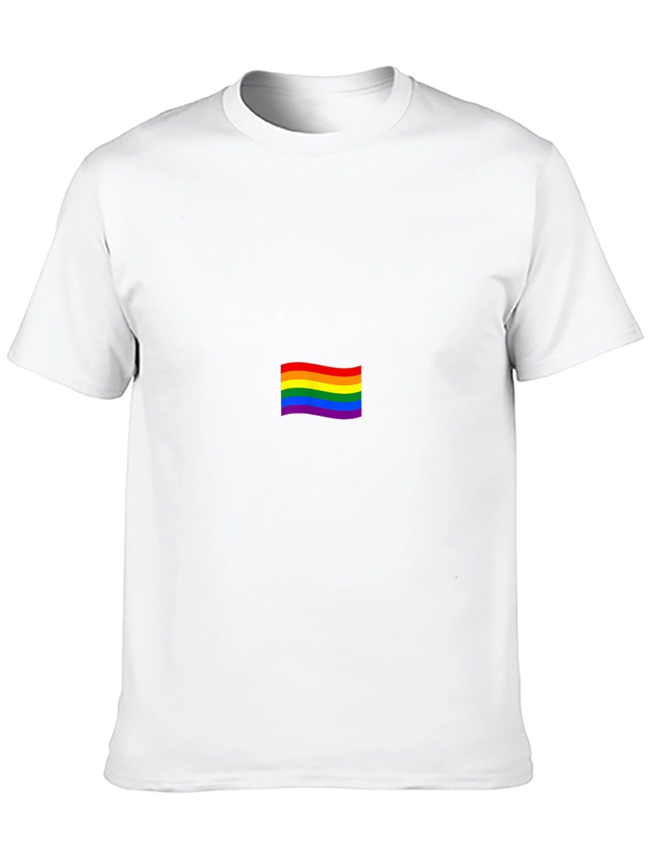 Pride Rainbow Flag Black T-Shirt