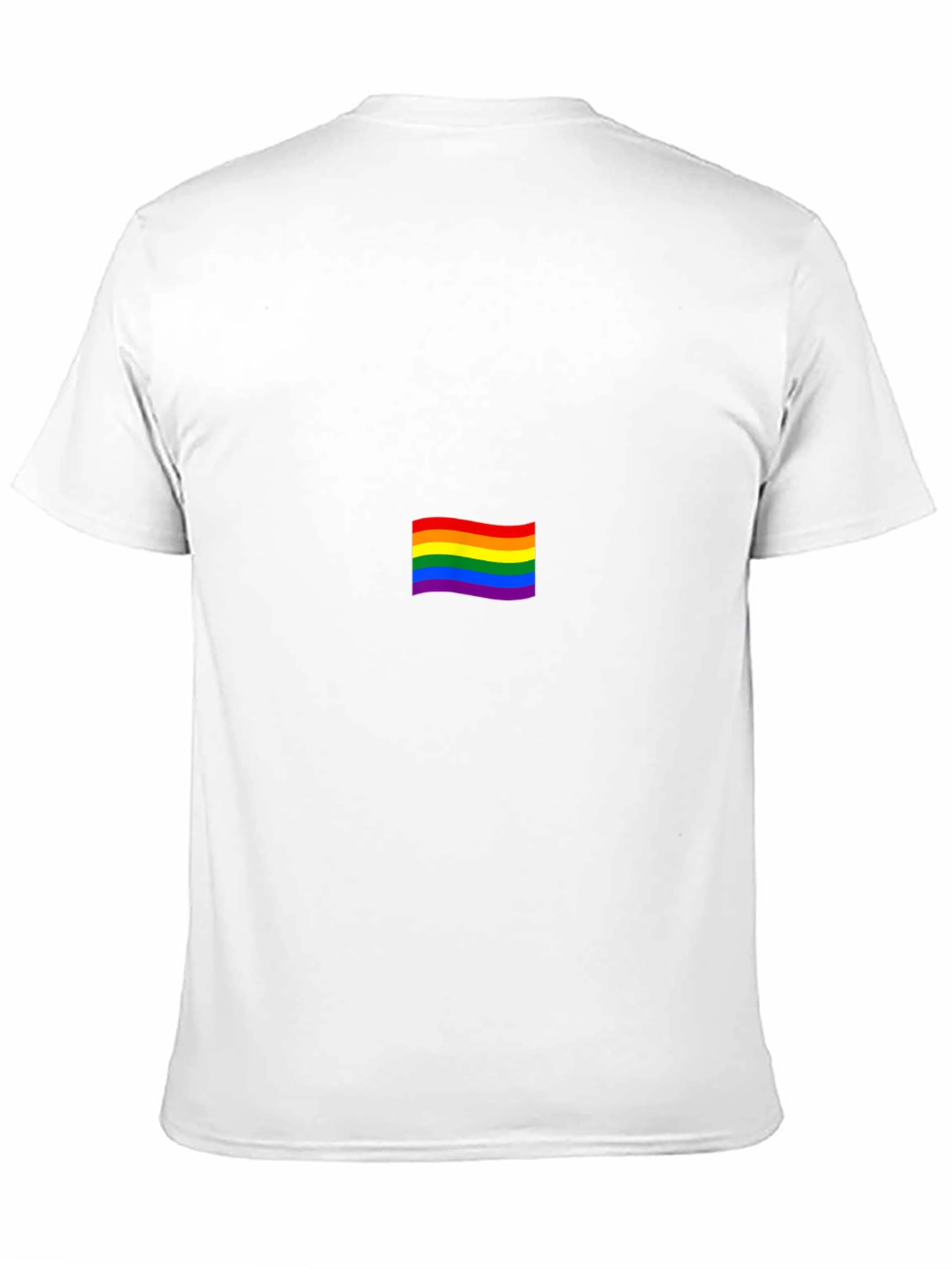 Pride Rainbow Flag Black T-Shirt