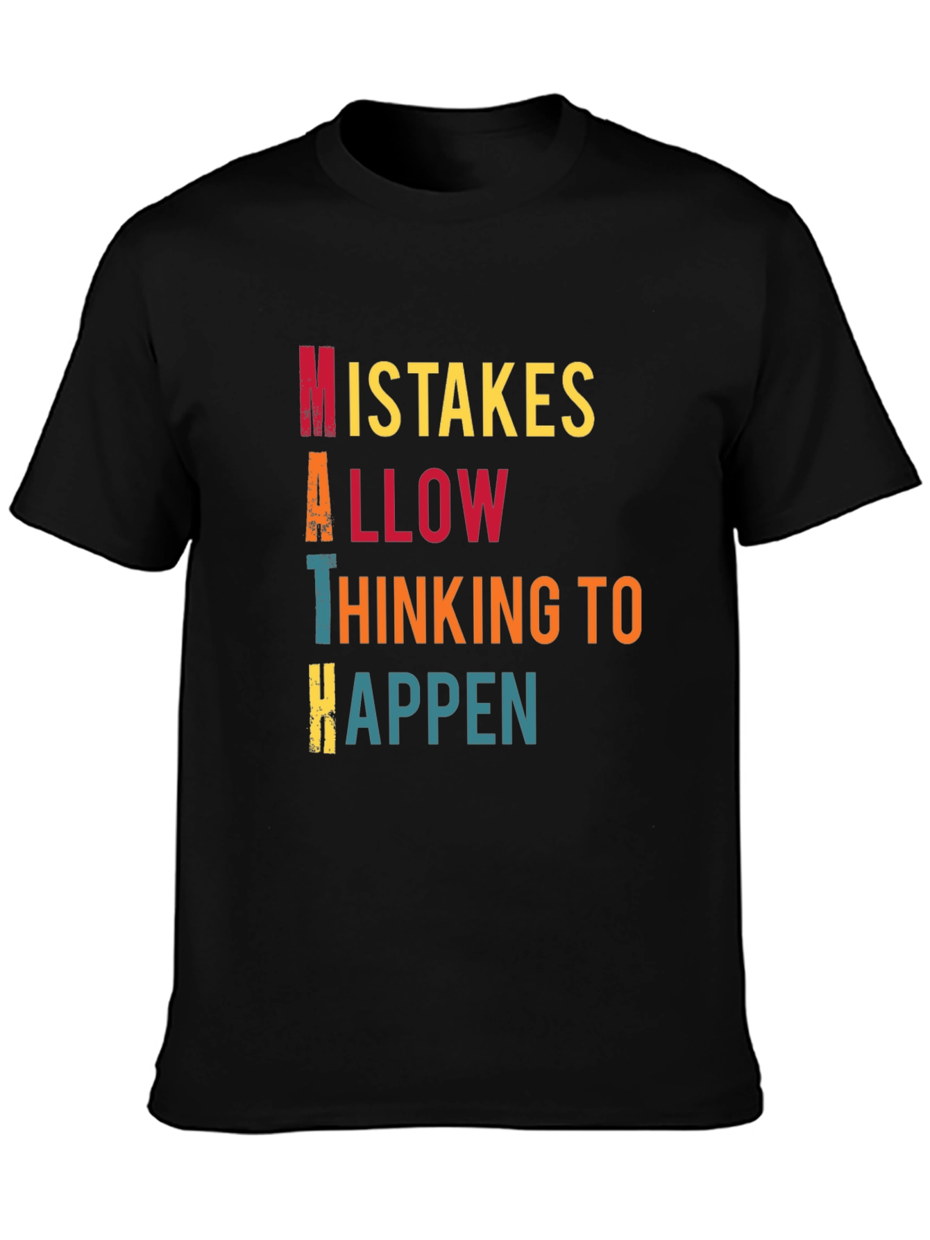 Math Mistakes T-Shirt Thinking to Happen