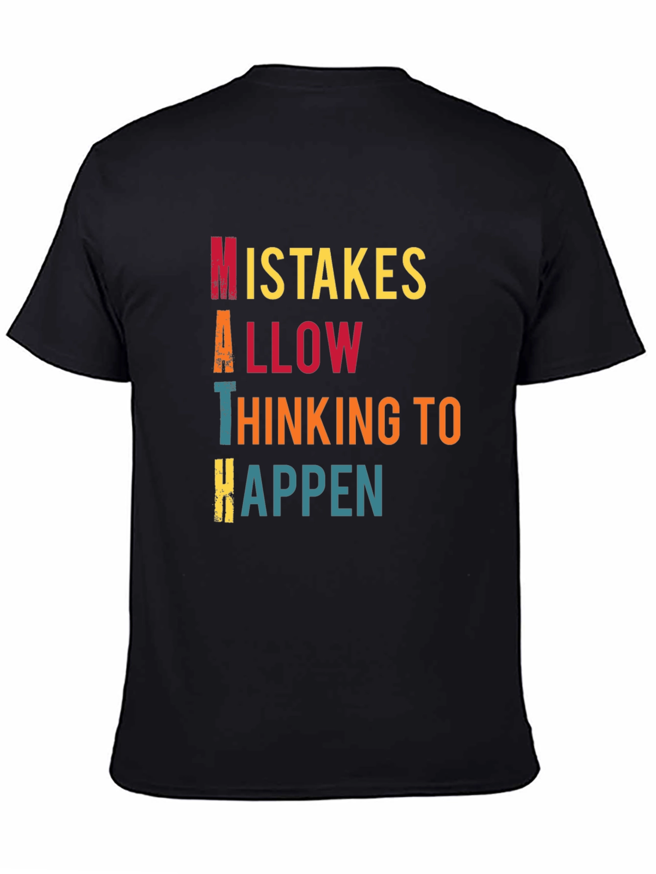 Math Mistakes T-Shirt Thinking to Happen