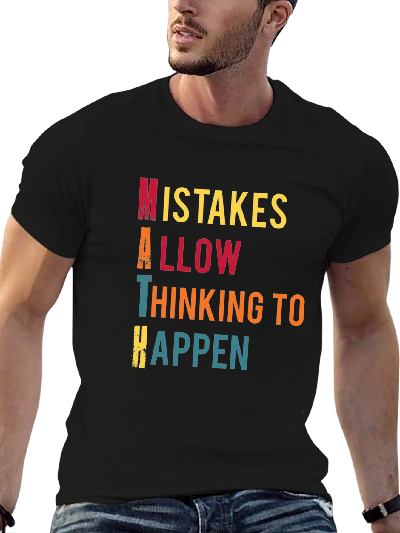 Math Mistakes T-Shirt Thinking to Happen