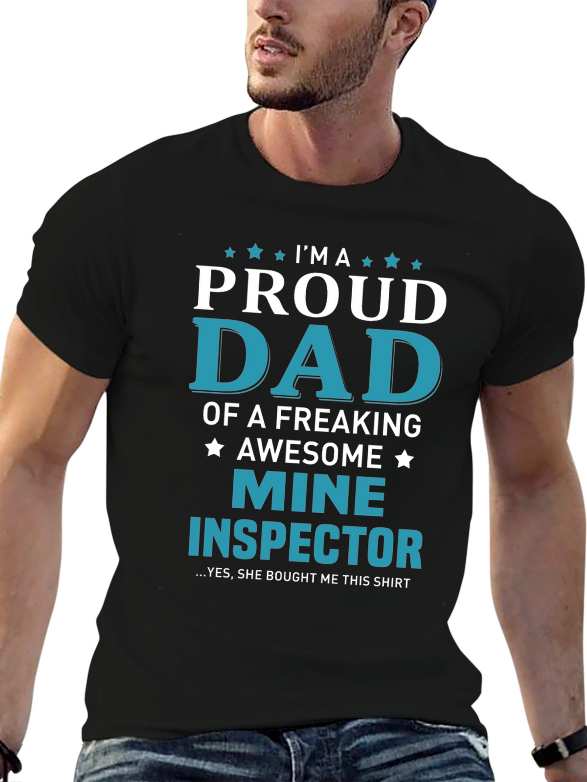 Proud Dad of a Mine Inspector T-Shirt