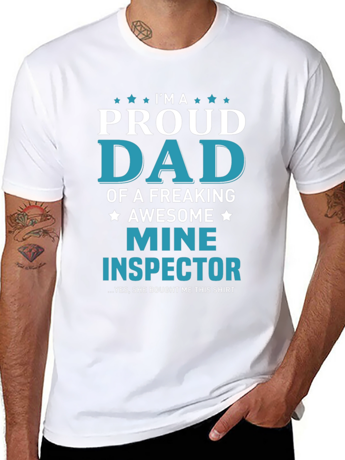 Proud Dad of a Mine Inspector T-Shirt