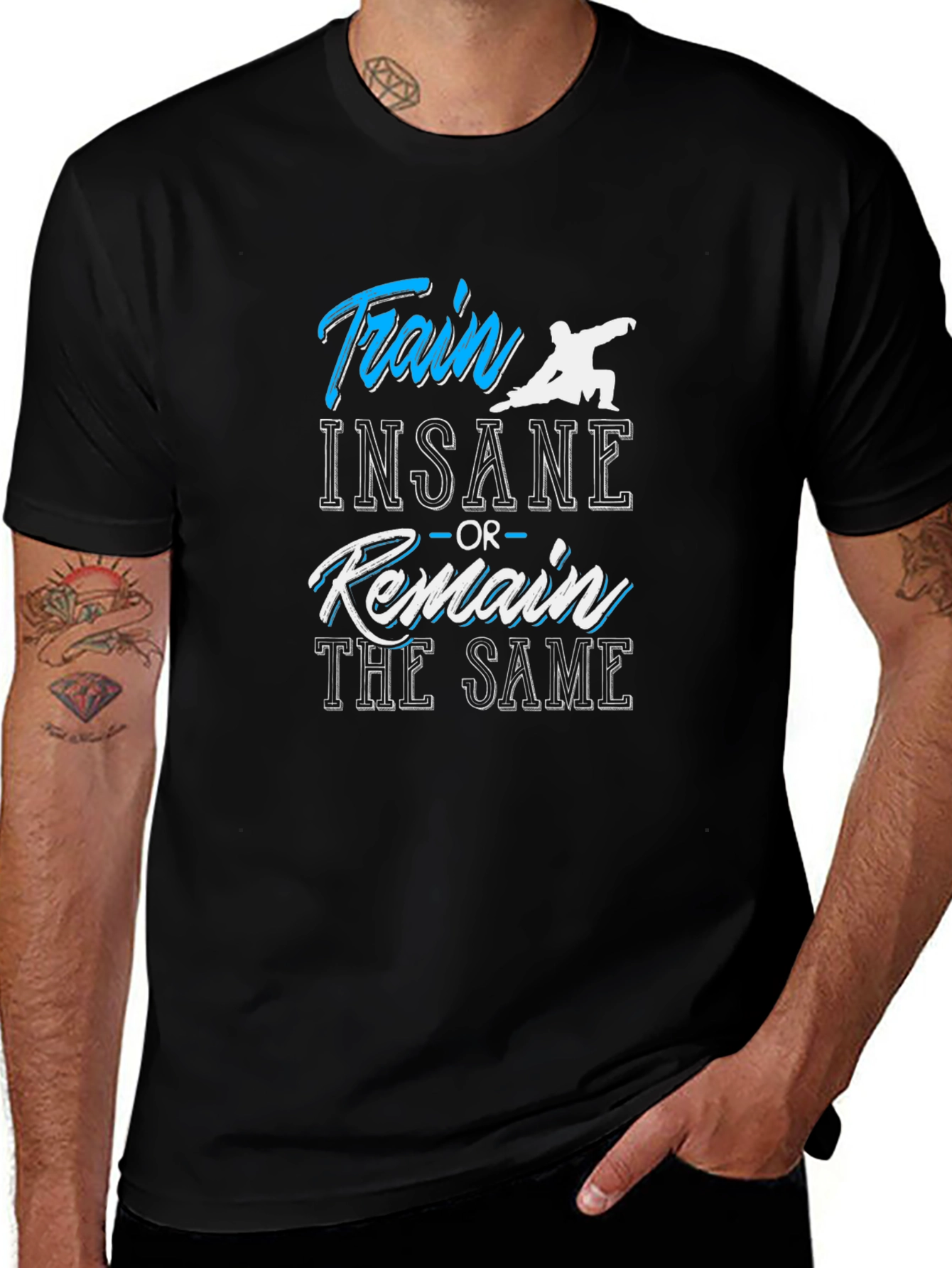 Train Insane T-Shirt - Motivational Gym Workout Tee