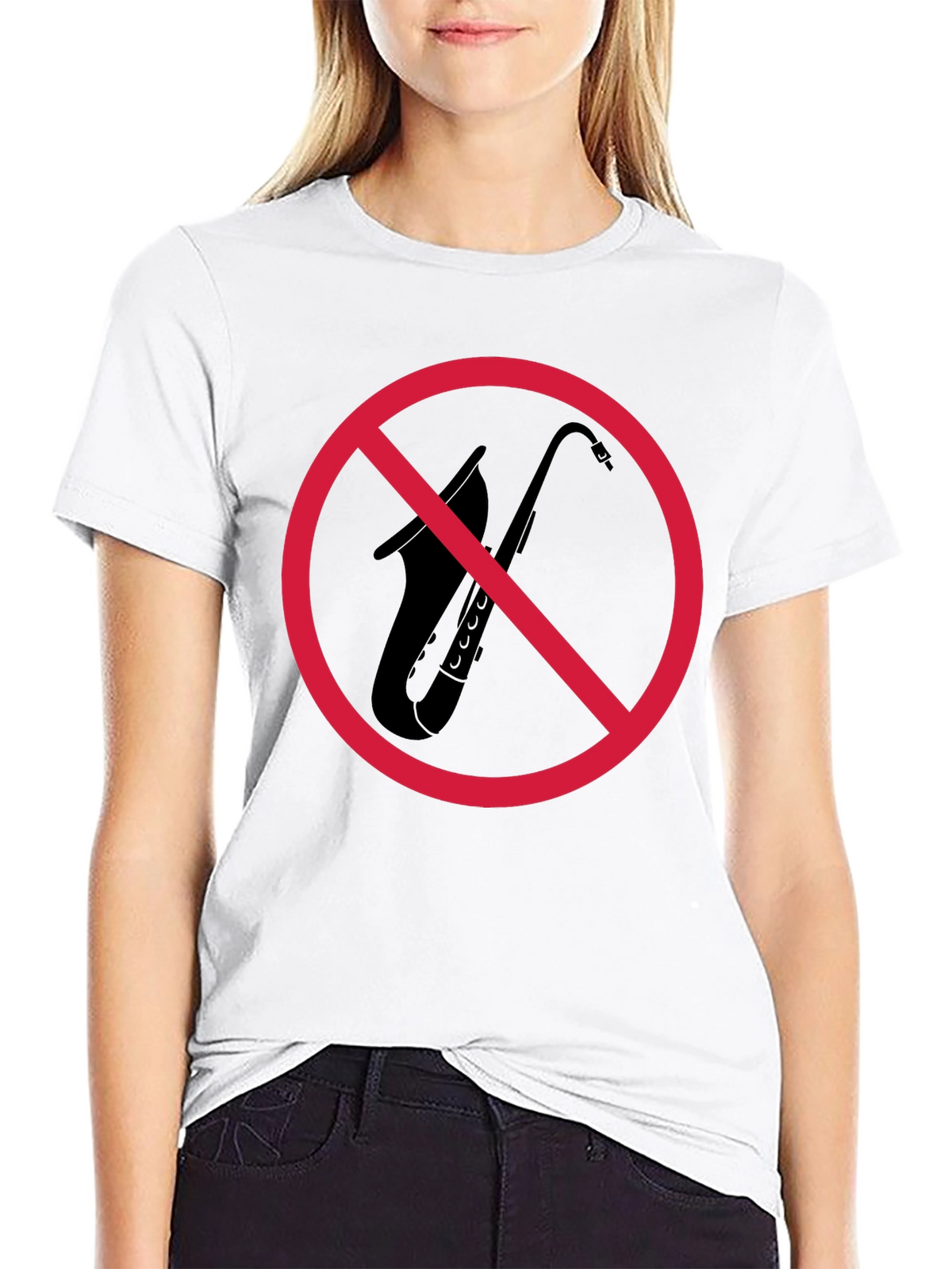 Saxophone Ban T-Shirt: Express Your Musical Rebellion!