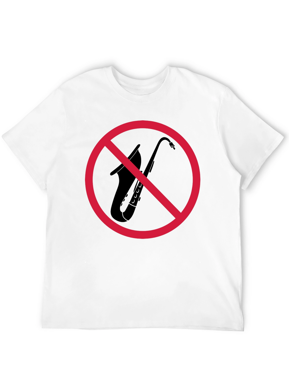 Saxophone Ban T-Shirt: Express Your Musical Rebellion!