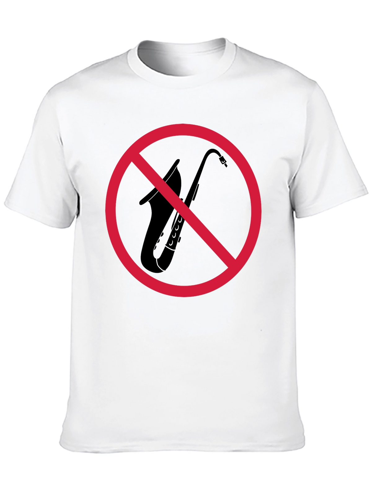 Saxophone Ban T-Shirt: Express Your Musical Rebellion!