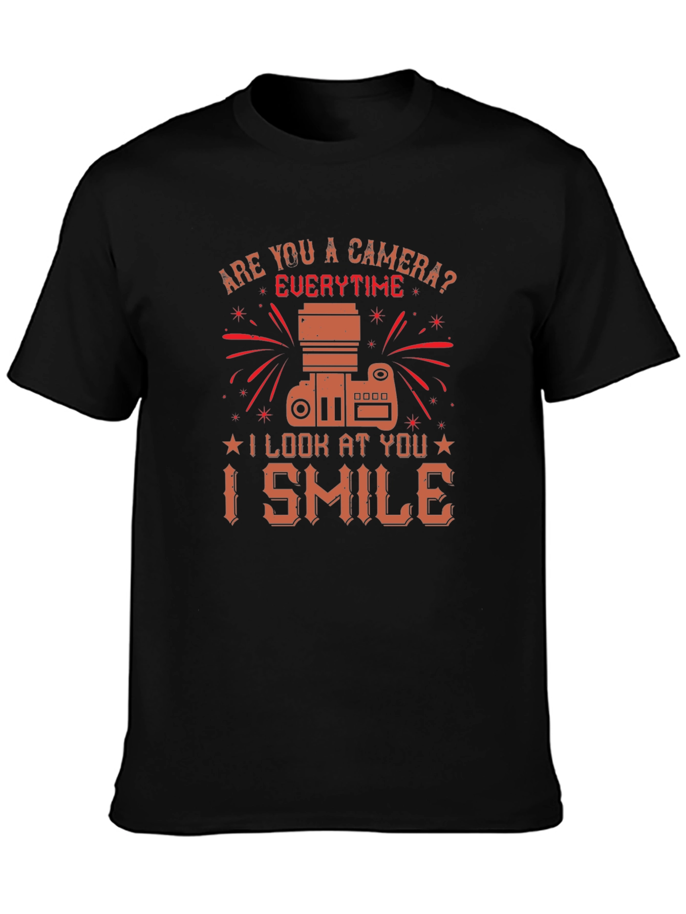 Camera Lover T-Shirt - Everytime I Smile Tee