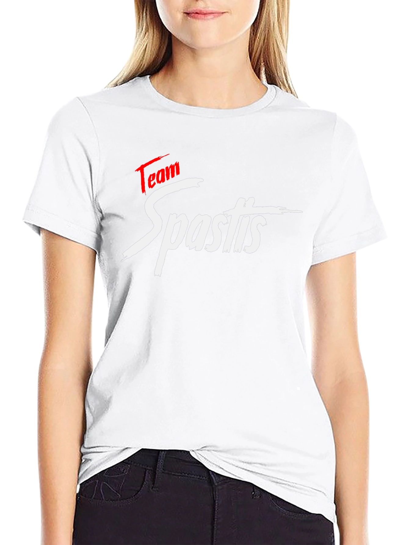 Team Spastis Black T-Shirt - Bold Graphic Tee