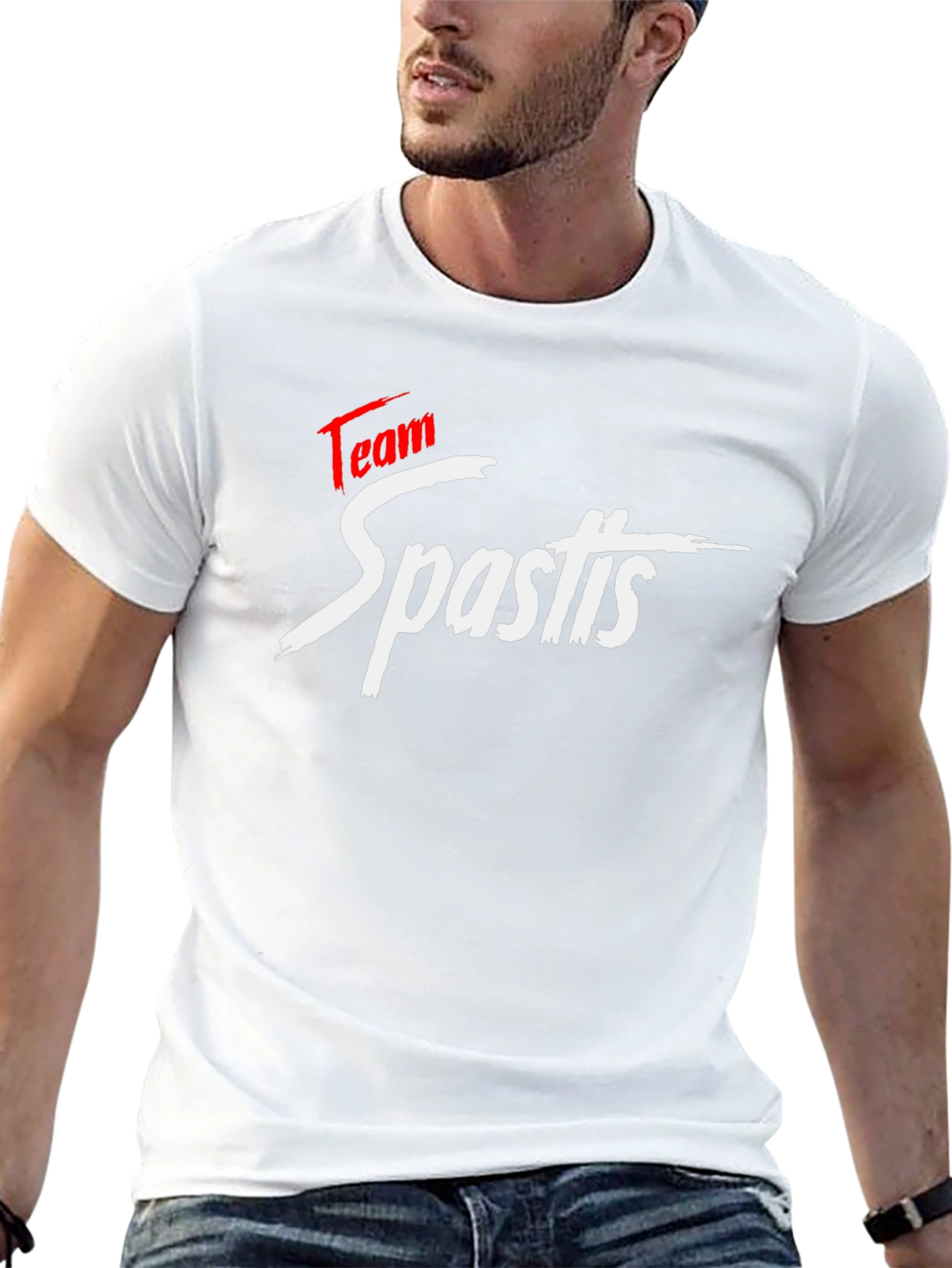 Team Spastis Black T-Shirt - Bold Graphic Tee