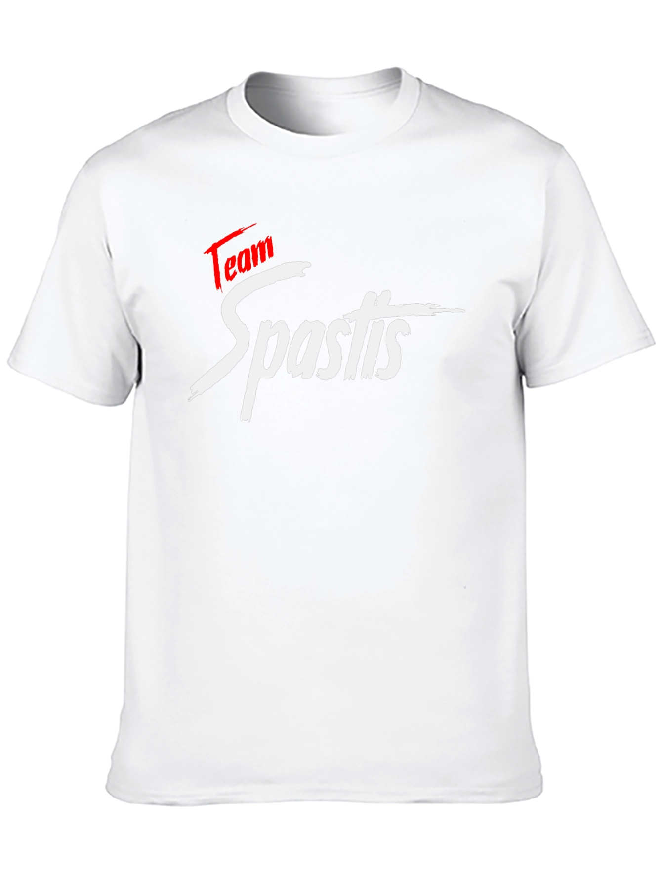 Team Spastis Black T-Shirt - Bold Graphic Tee