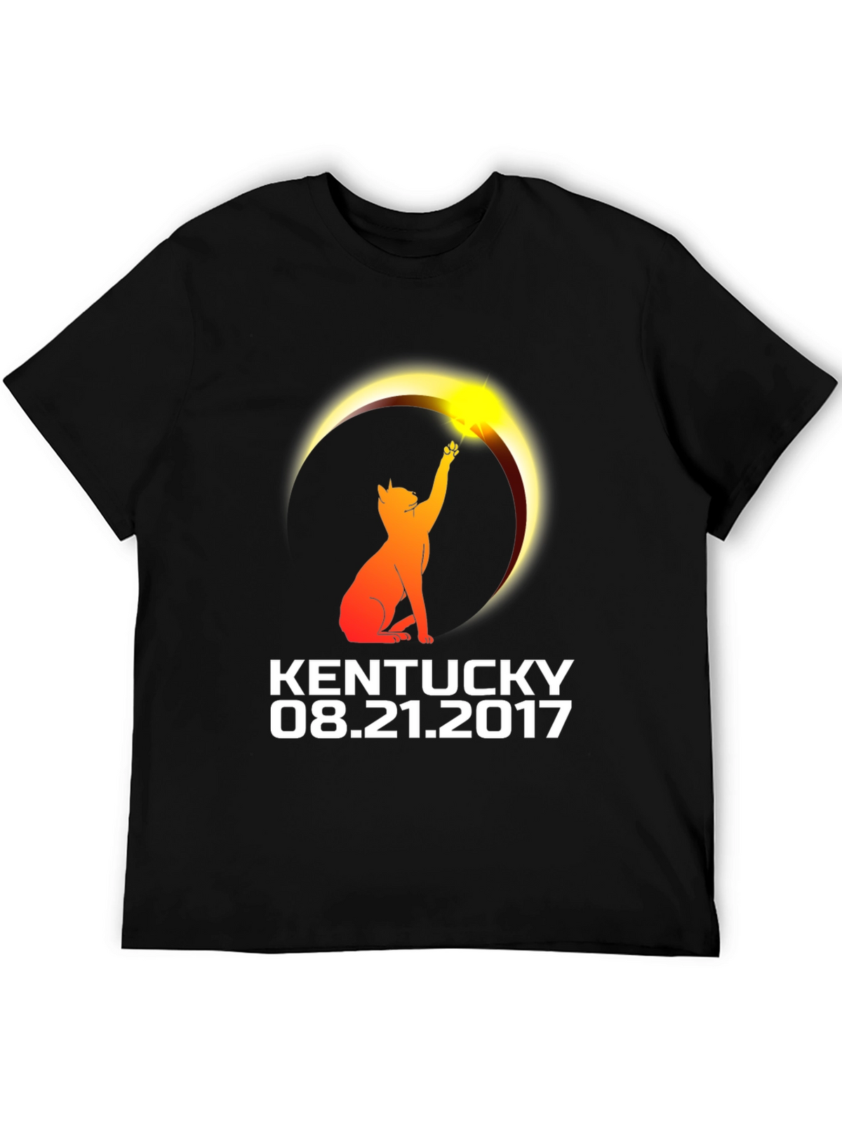 Kentucky Eclipse Cat T-Shirt - August 21 2017