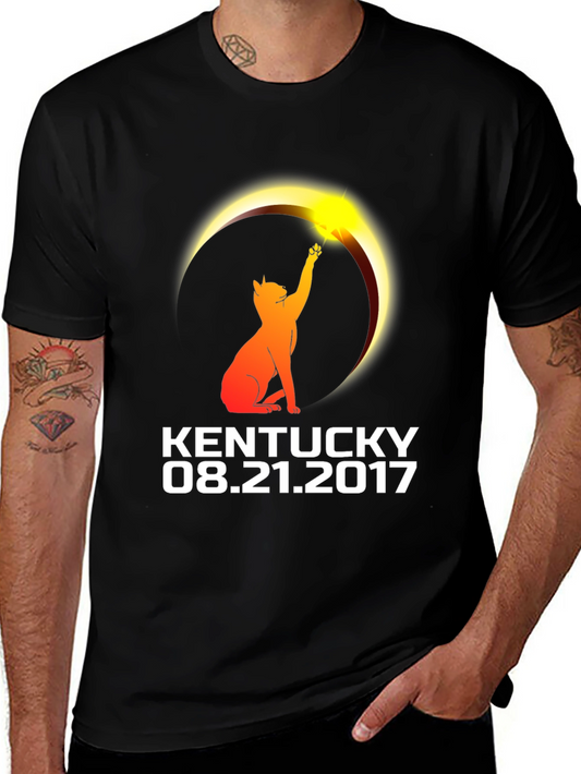 Kentucky Eclipse Cat T-Shirt - August 21 2017