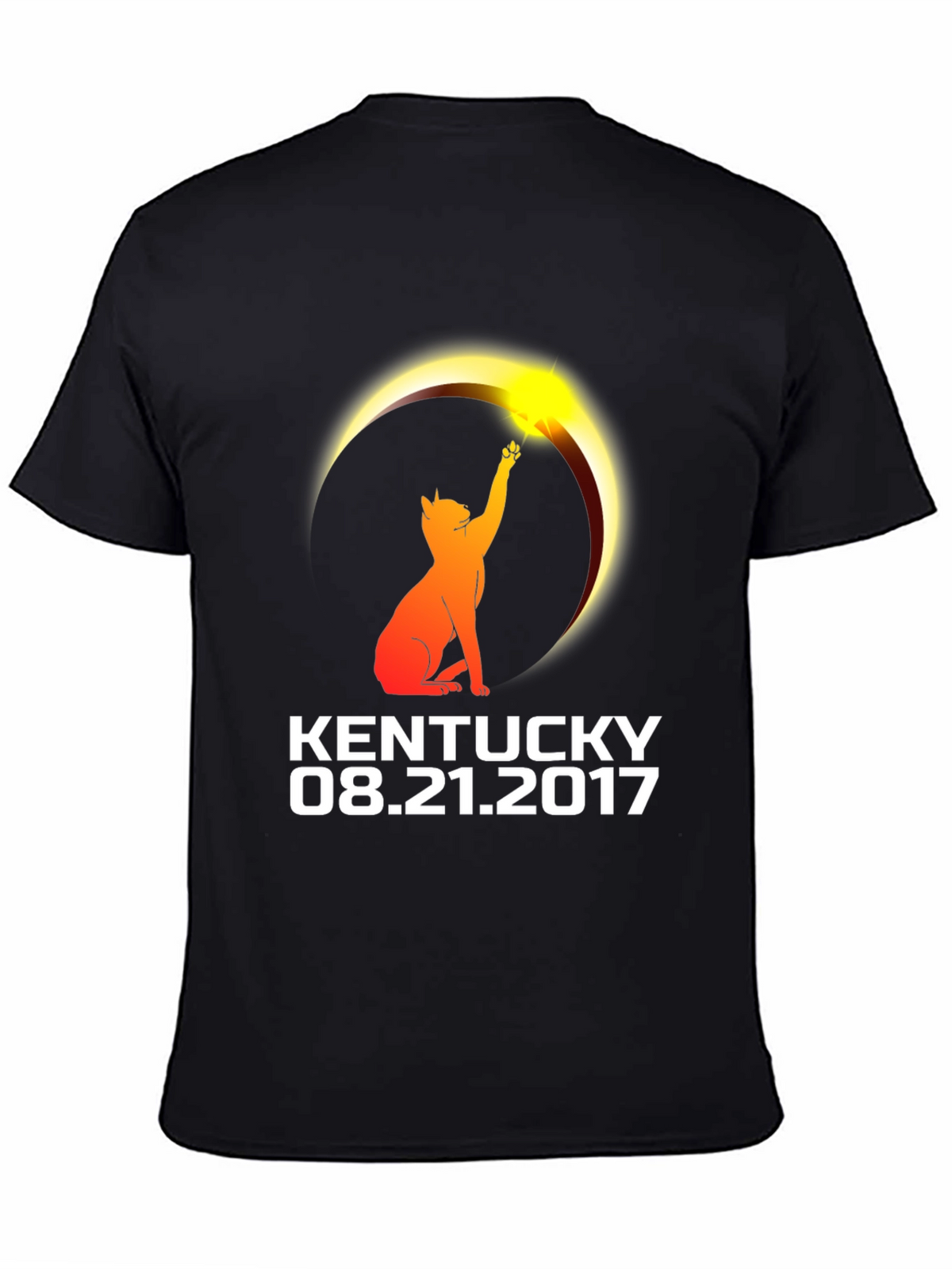 Kentucky Eclipse Cat T-Shirt - August 21 2017