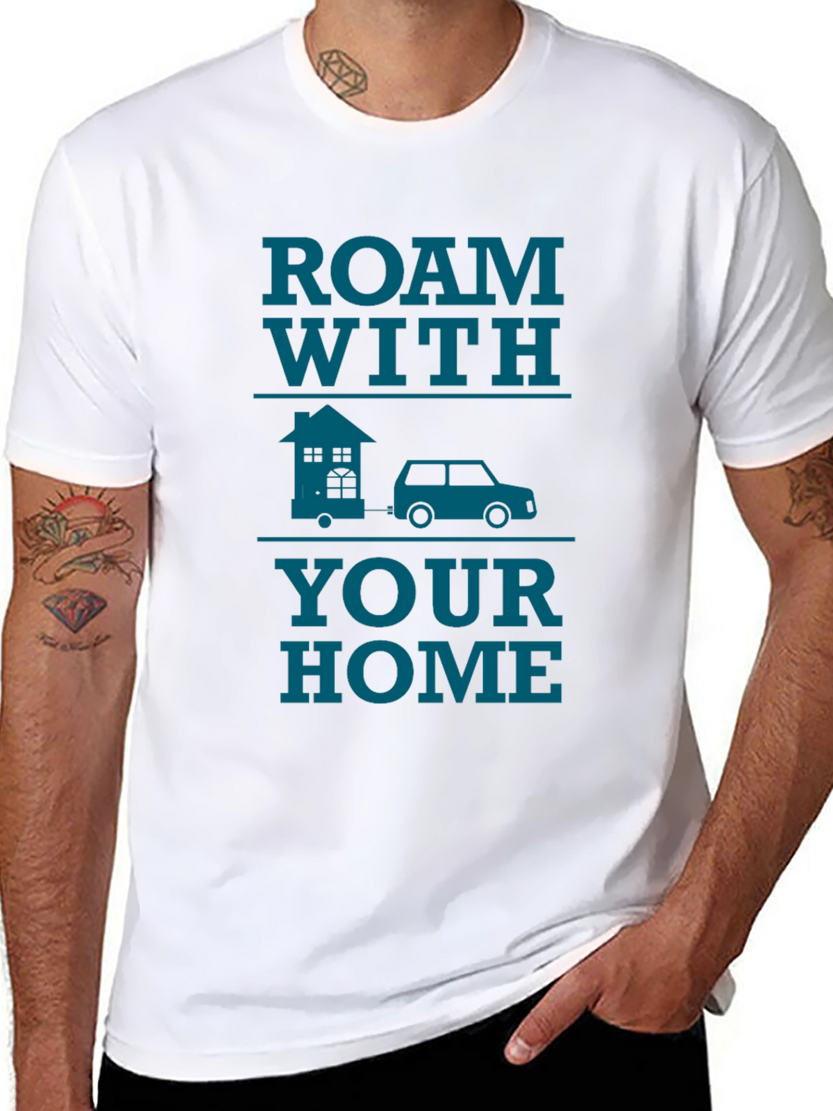 Roam With Your Home Graphic T-Shirt