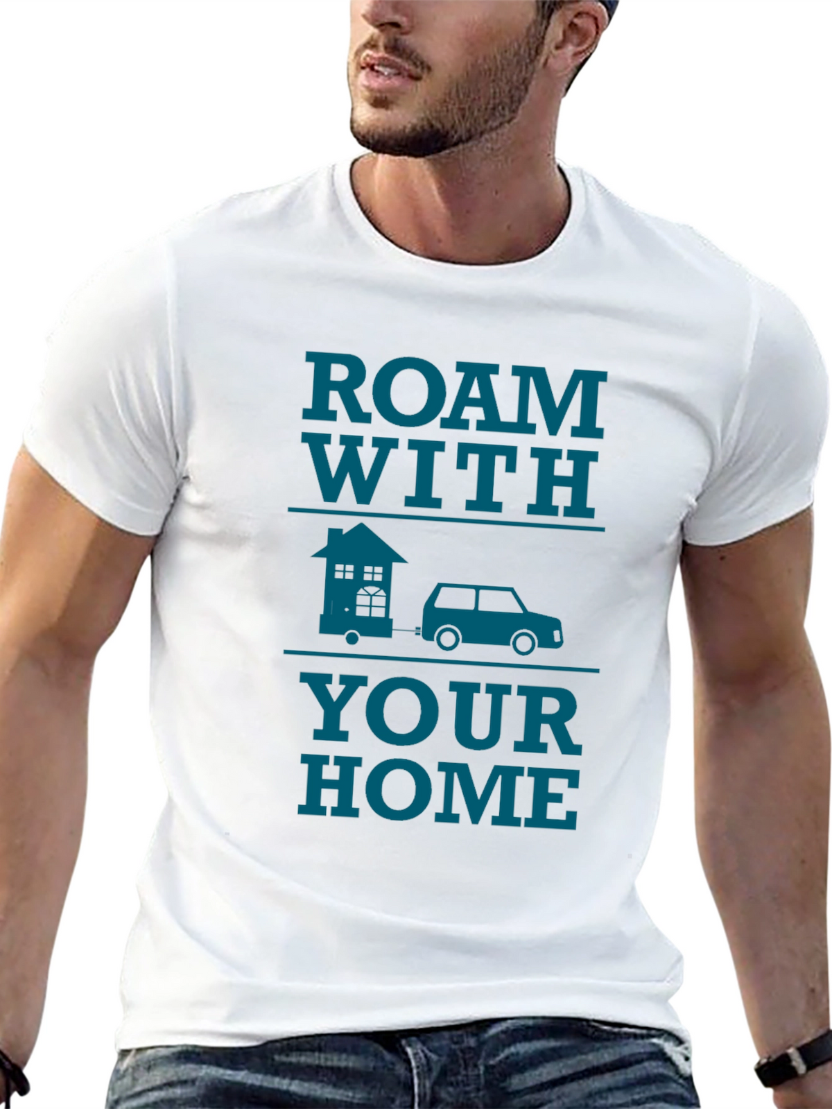 Roam With Your Home Graphic T-Shirt