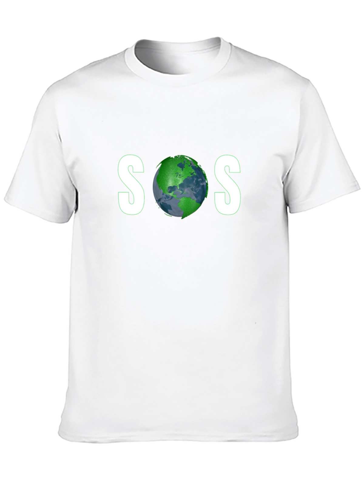 SOS Earth Graphic Tee - Save Our Planet T-Shirt