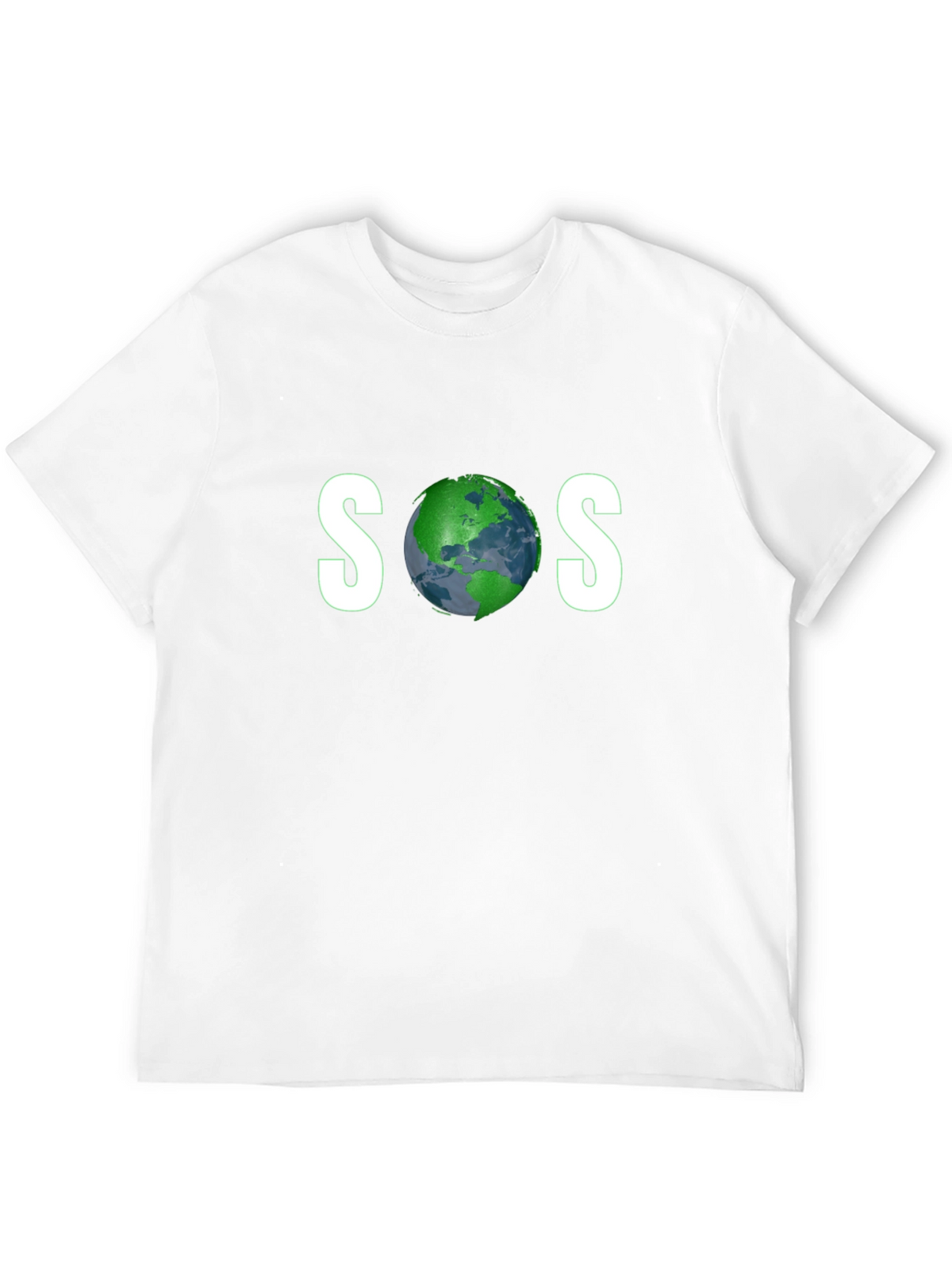 SOS Earth Graphic Tee - Save Our Planet T-Shirt