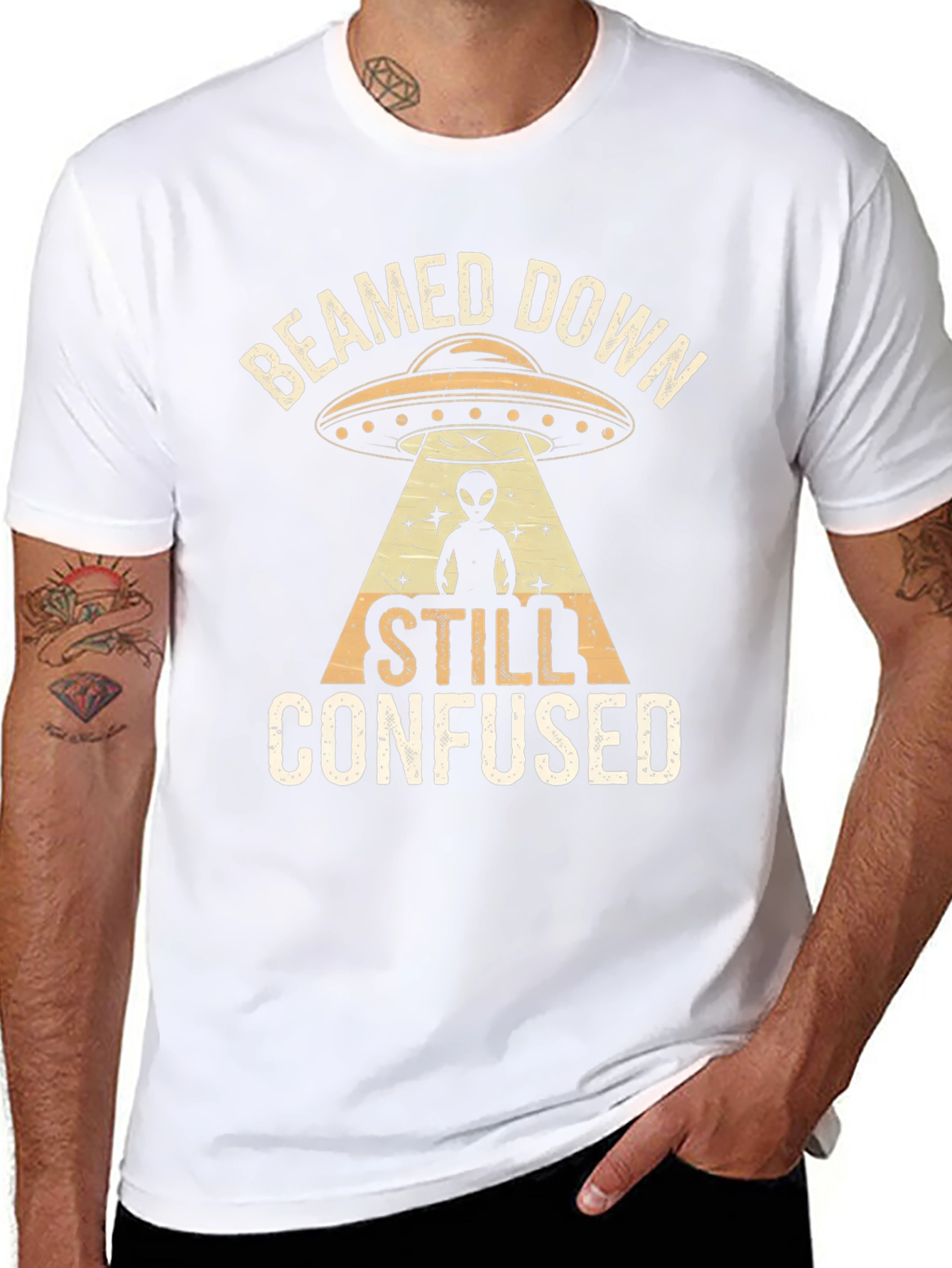 Beamed Down Still Confused T-Shirt