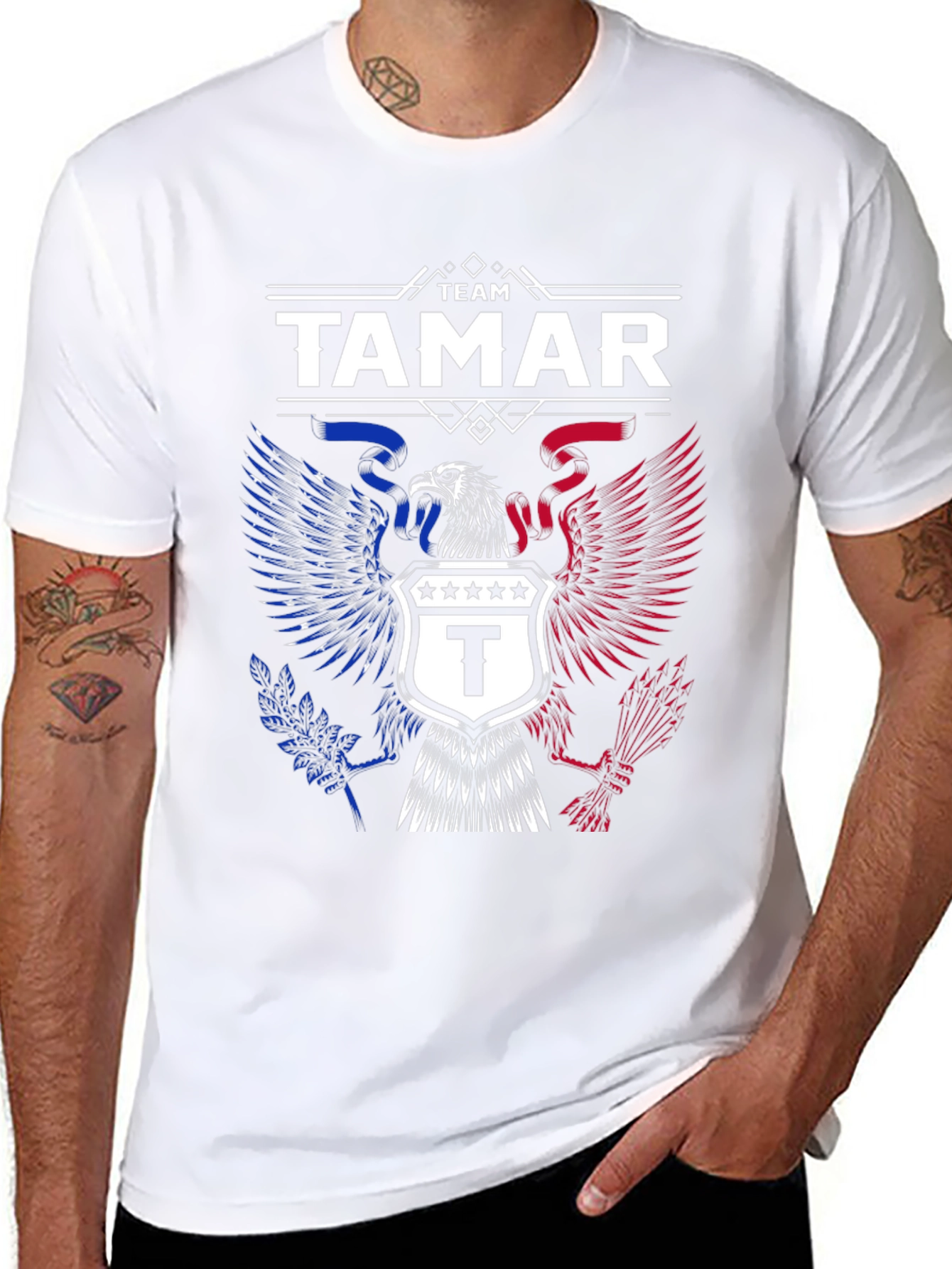 Team Tamar Patriotic Eagle T-Shirt