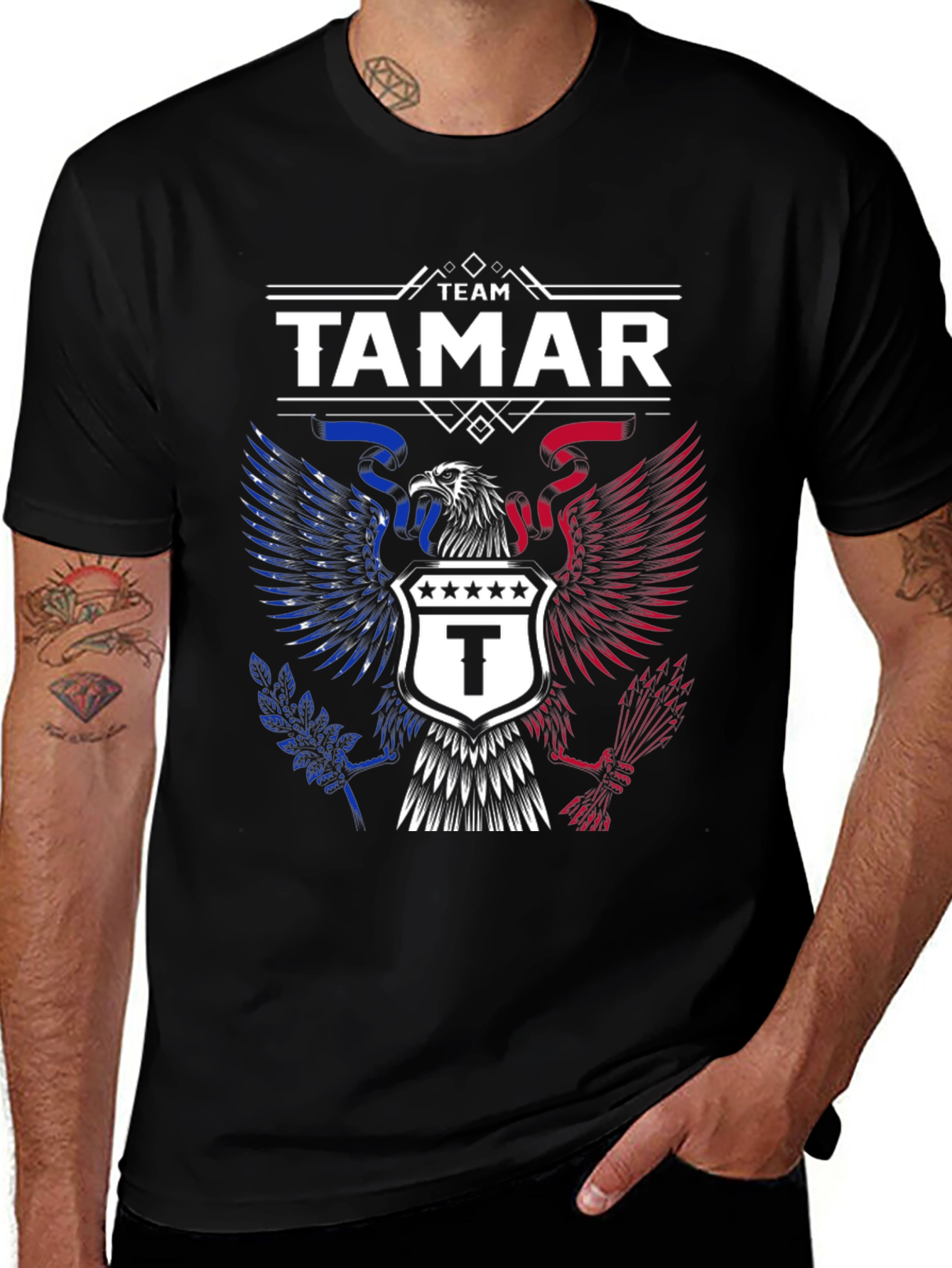 Team Tamar Patriotic Eagle T-Shirt