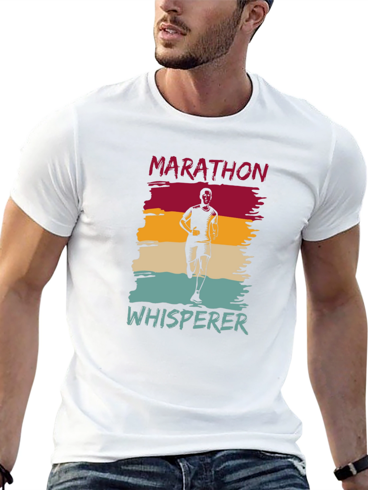 Marathon Whisperer Graphic T-Shirt for Runners