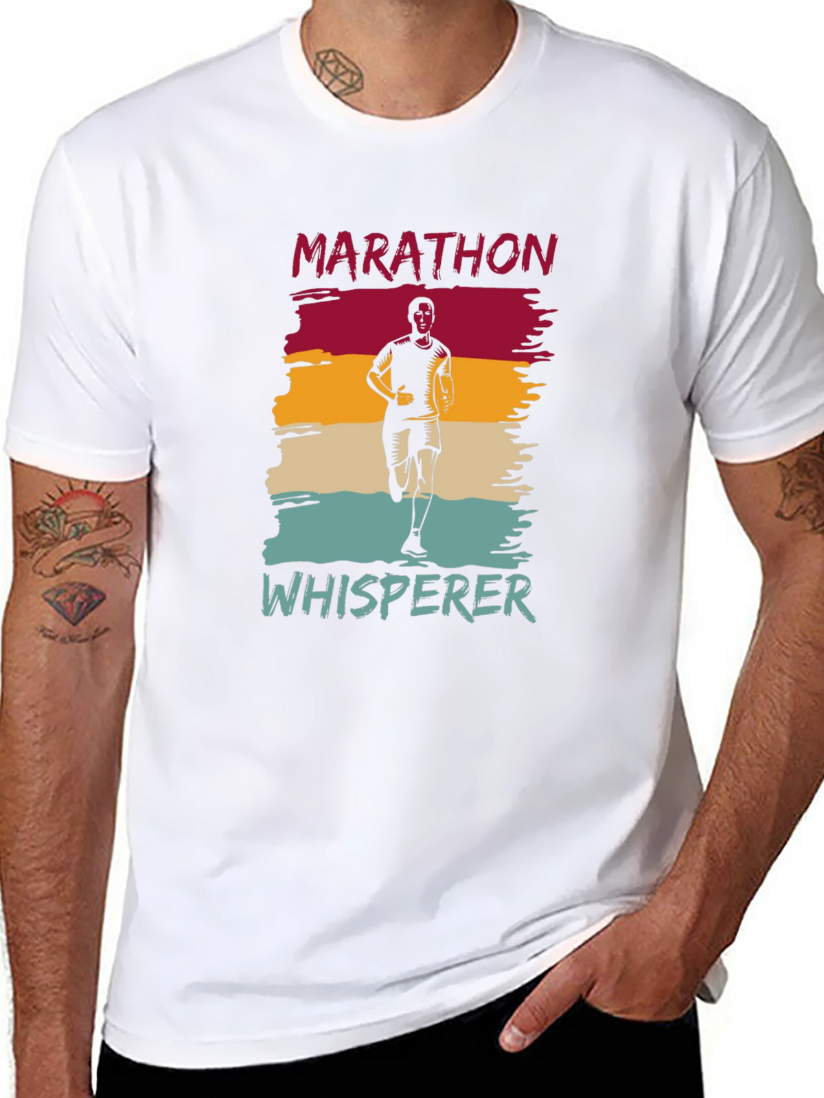 Marathon Whisperer Graphic T-Shirt for Runners