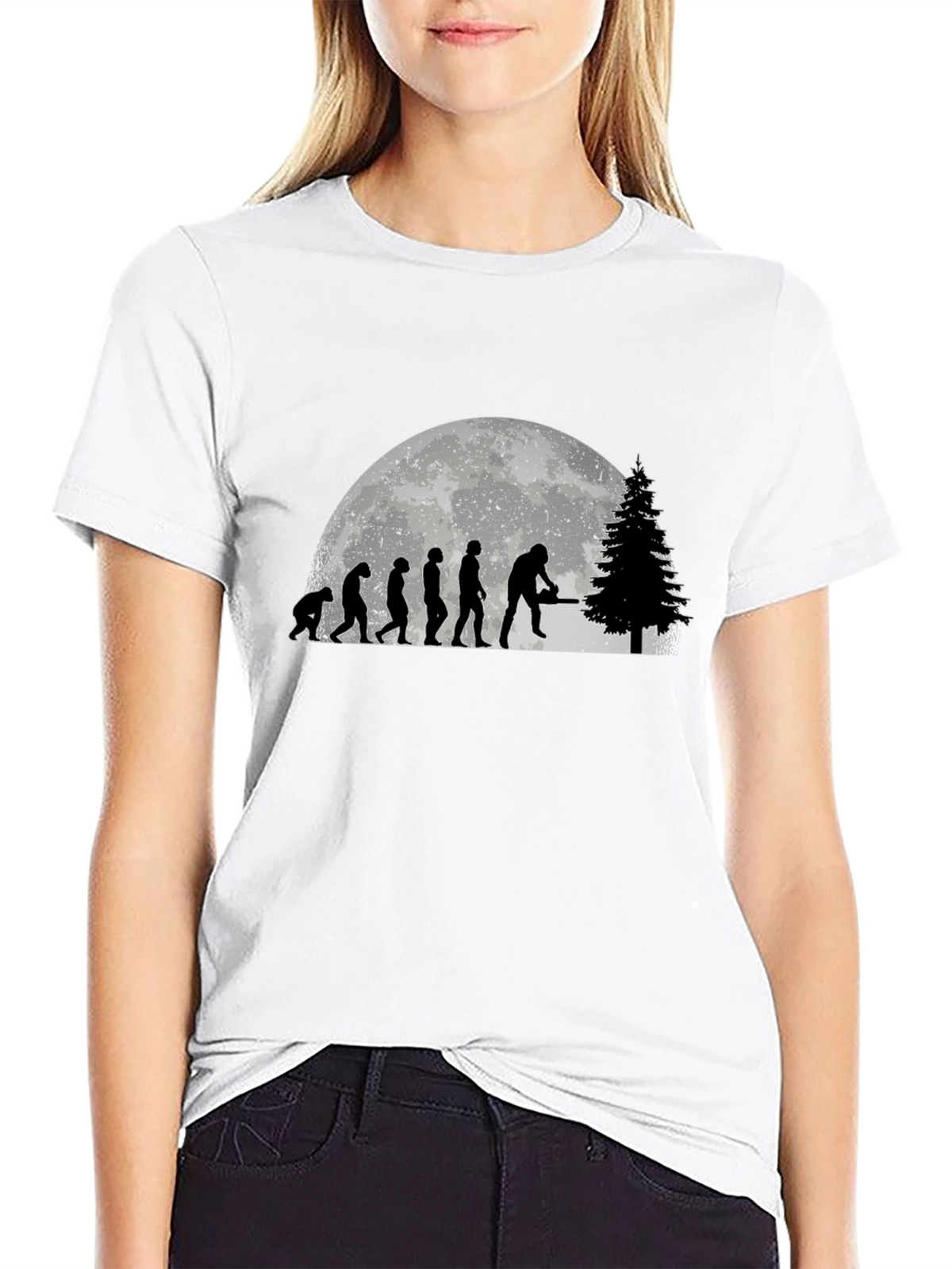 Evolution Chainsaw Tree Felling T-Shirt