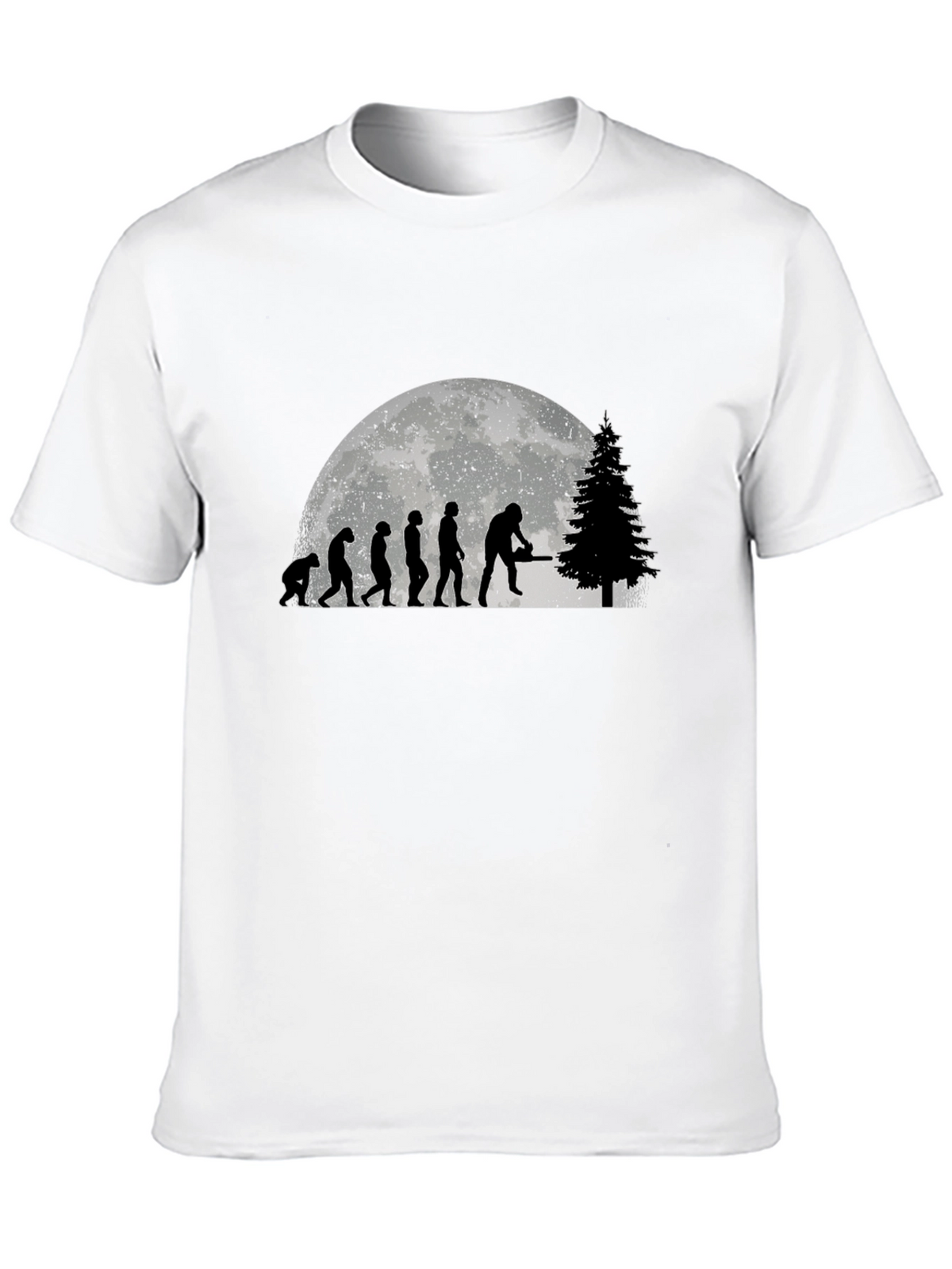 Evolution Chainsaw Tree Felling T-Shirt