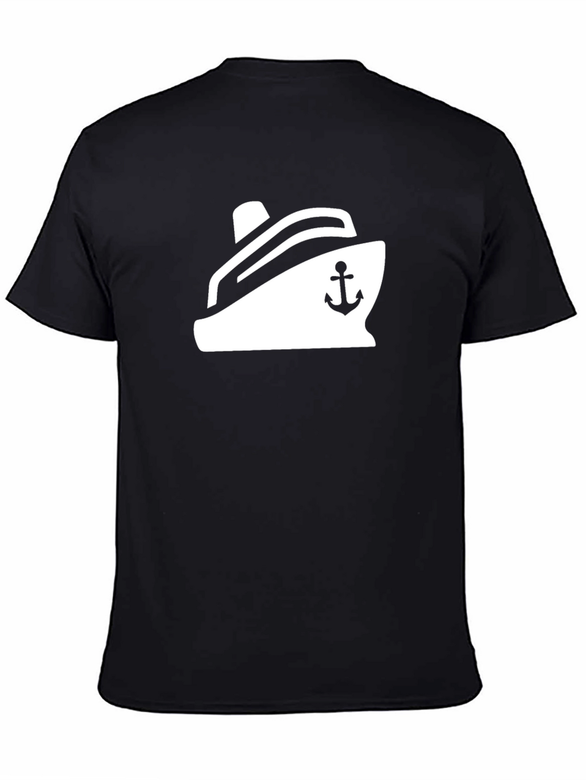 Nautical Cruise Ship Anchor Graphic T-Shirt