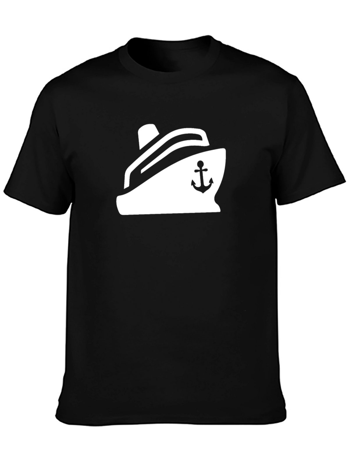 Nautical Cruise Ship Anchor Graphic T-Shirt
