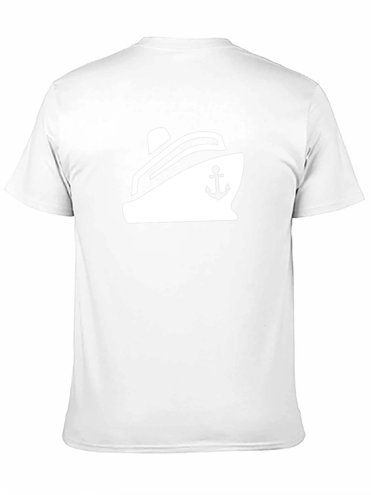 Nautical Cruise Ship Anchor Graphic T-Shirt