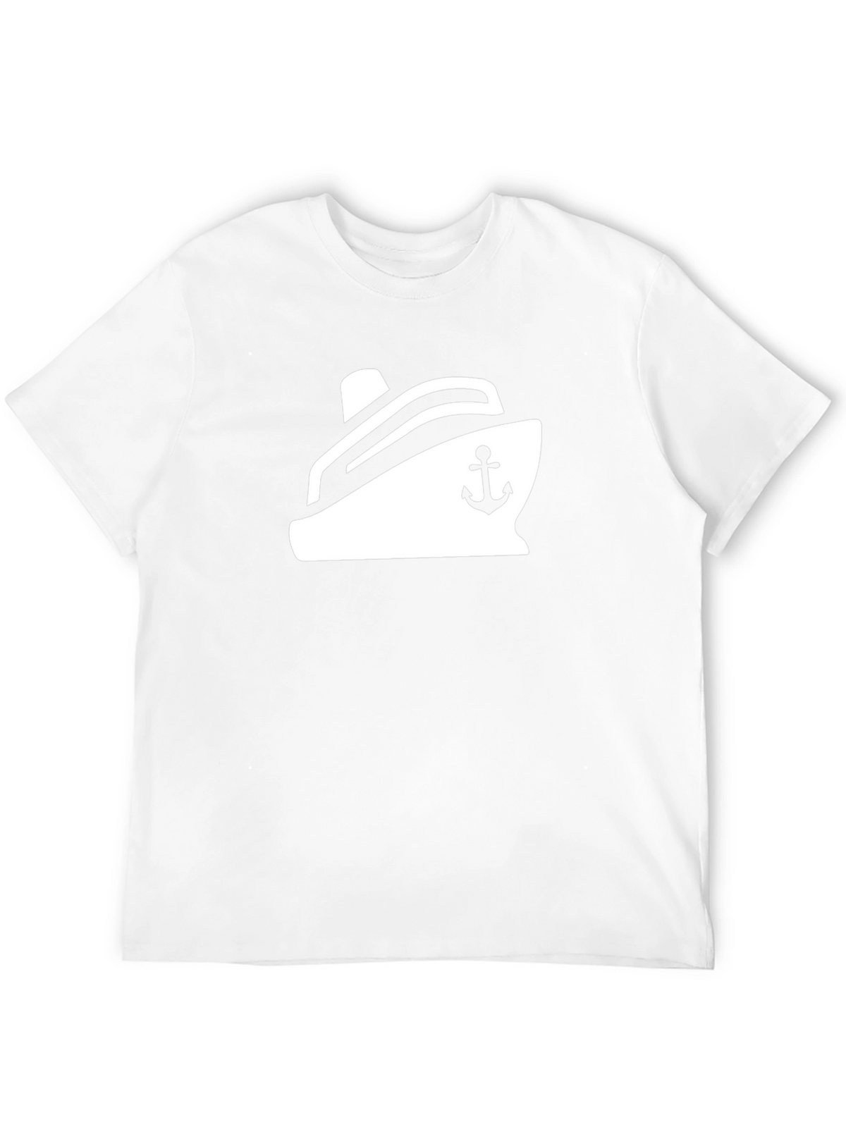 Nautical Cruise Ship Anchor Graphic T-Shirt