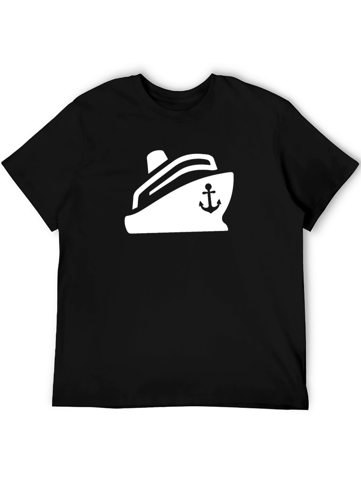 Nautical Cruise Ship Anchor Graphic T-Shirt