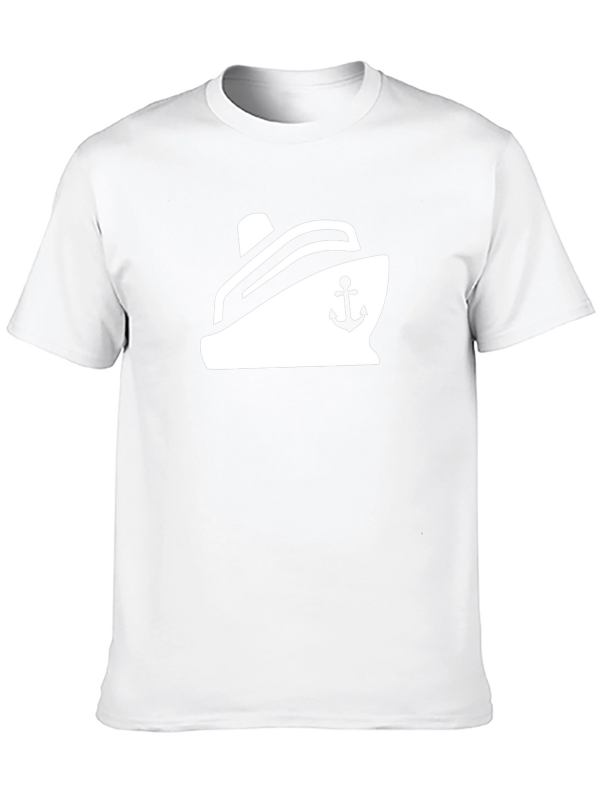 Nautical Cruise Ship Anchor Graphic T-Shirt