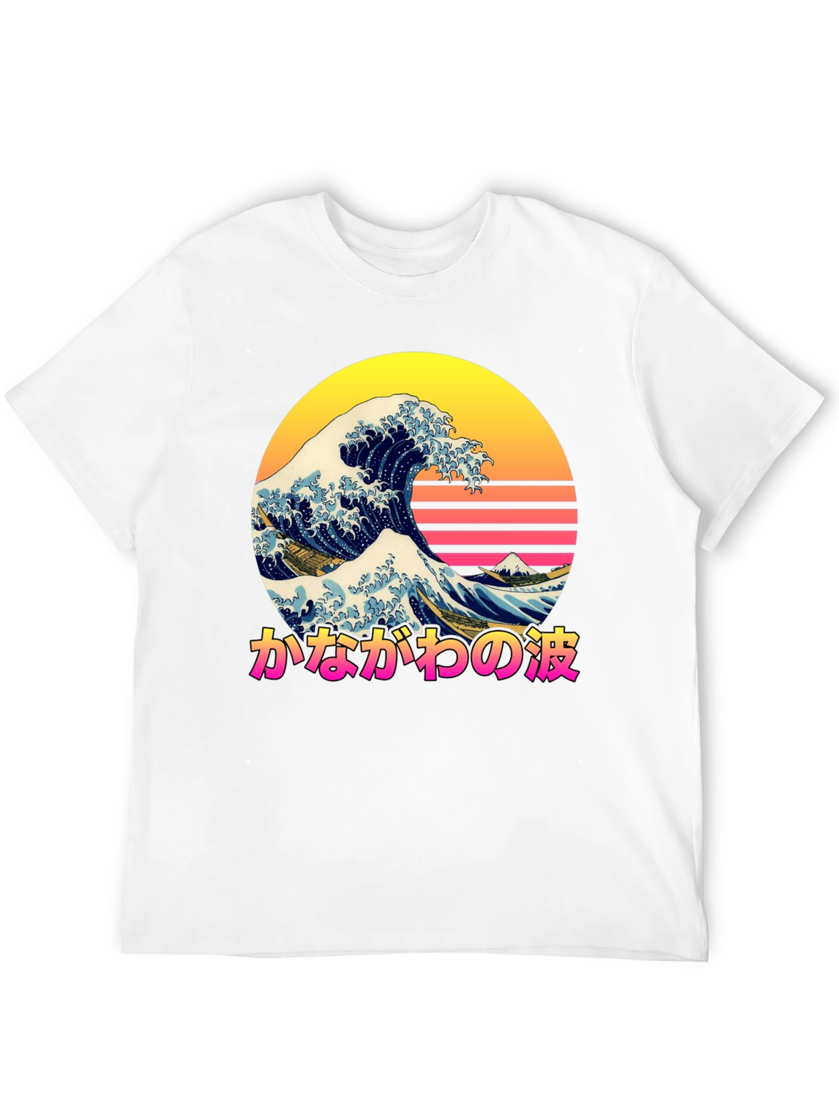 Great Wave Kanagawa T-Shirt Retro Wave Tee