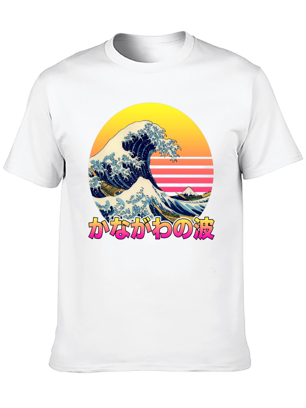Great Wave Kanagawa T-Shirt Retro Wave Tee