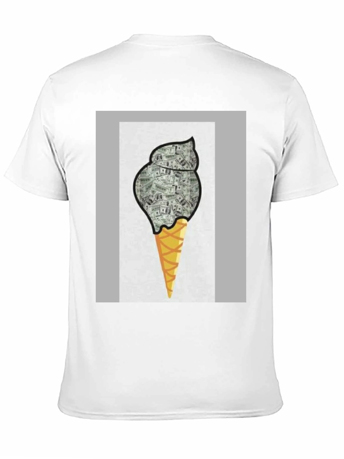 Money Ice Cream Graphic Tee - Black