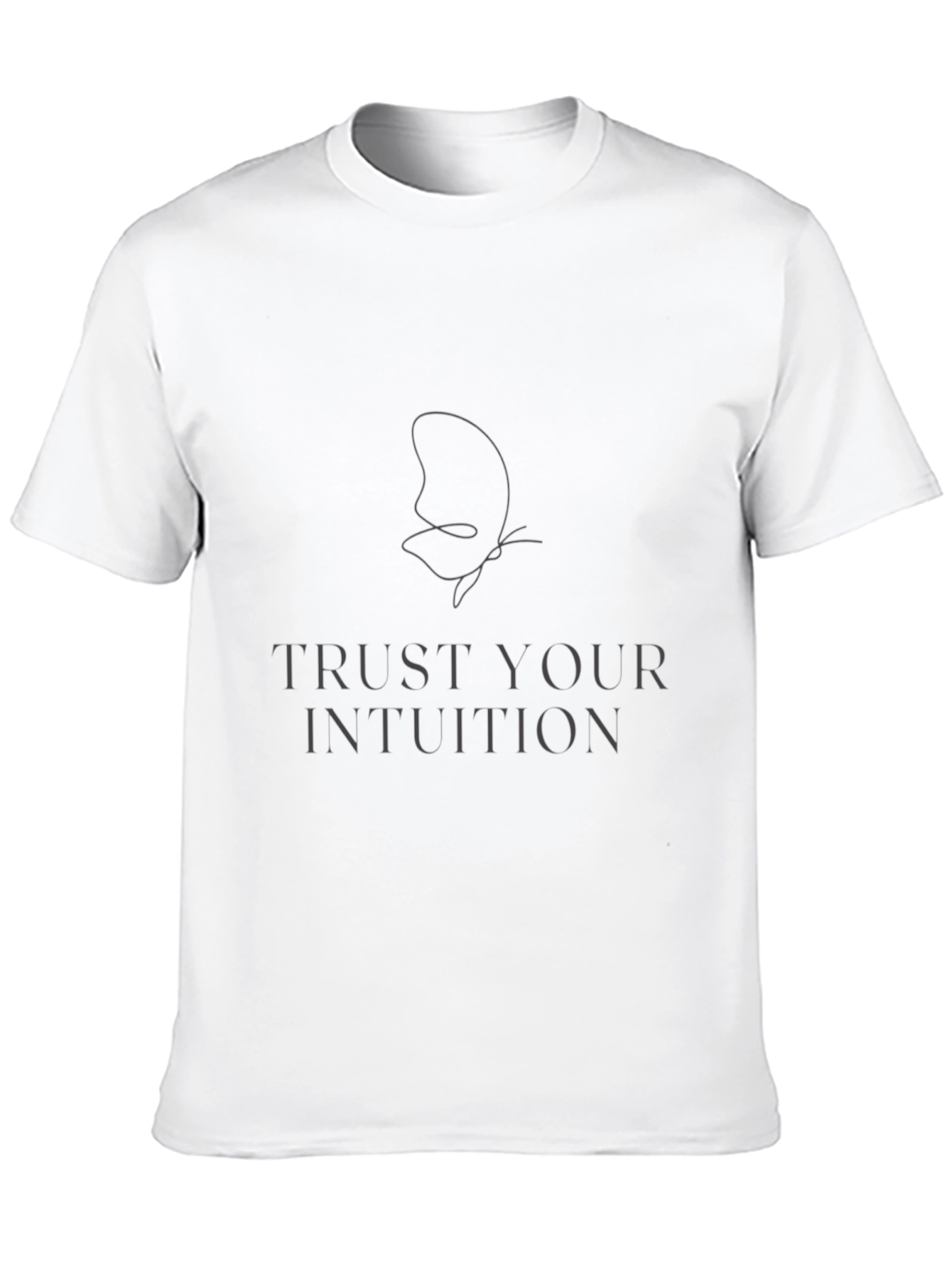 Intuition Butterfly Graphic T-Shirt - Black