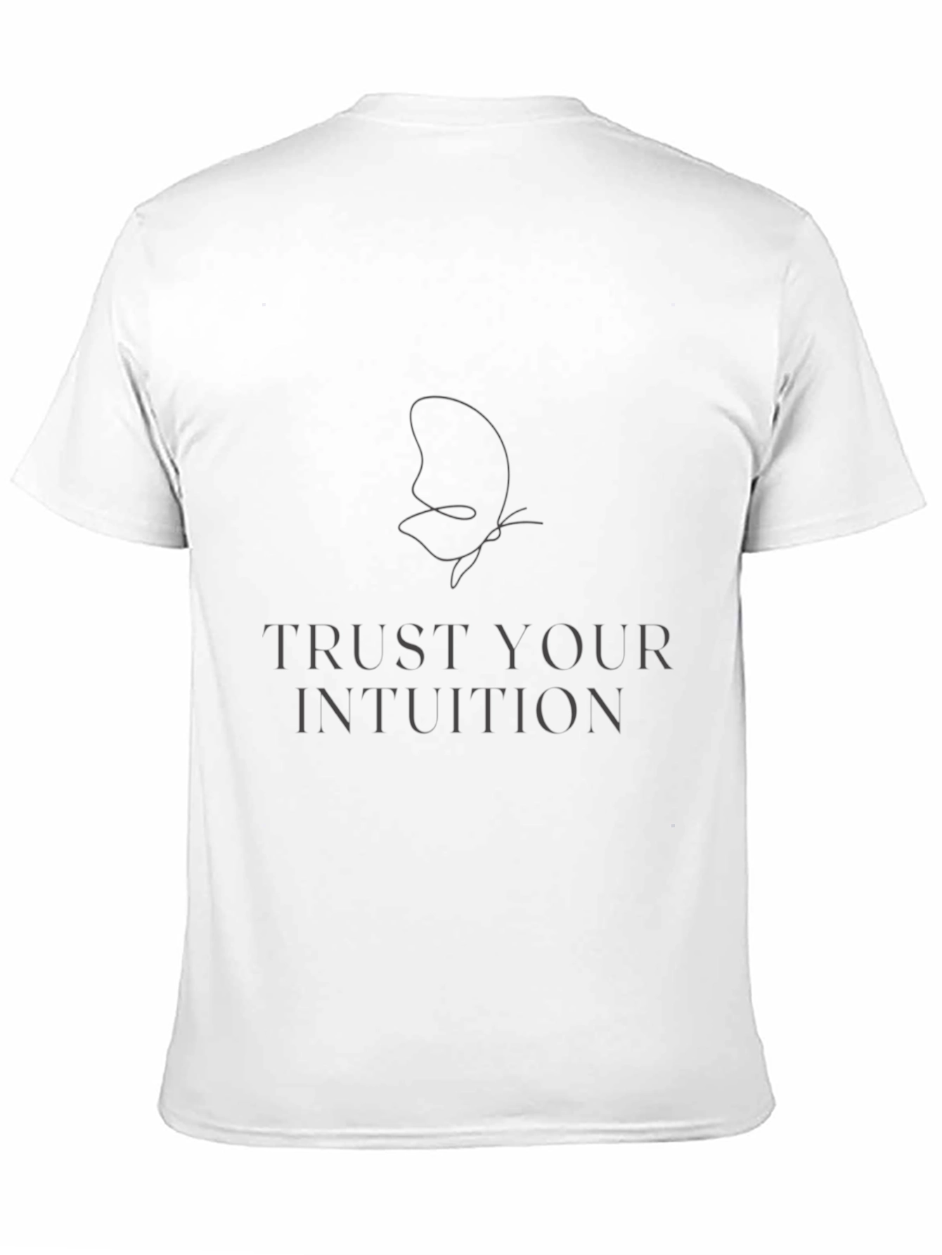 Intuition Butterfly Graphic T-Shirt - Black