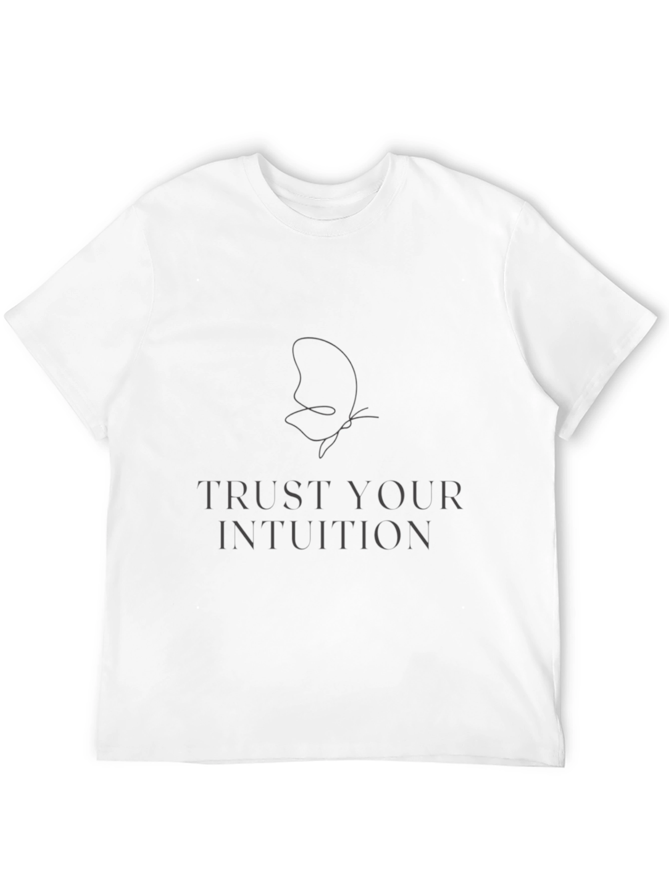 Intuition Butterfly Graphic T-Shirt - Black
