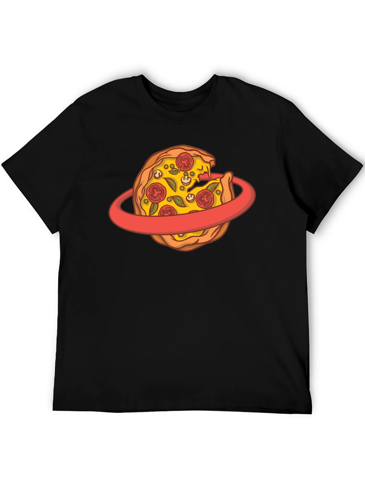 Pizza Planet T-Shirt - Black Cotton Graphic Tee